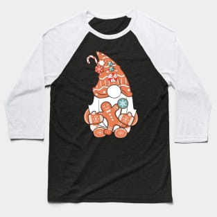 Ginger Gnome Christmas Baseball T-Shirt